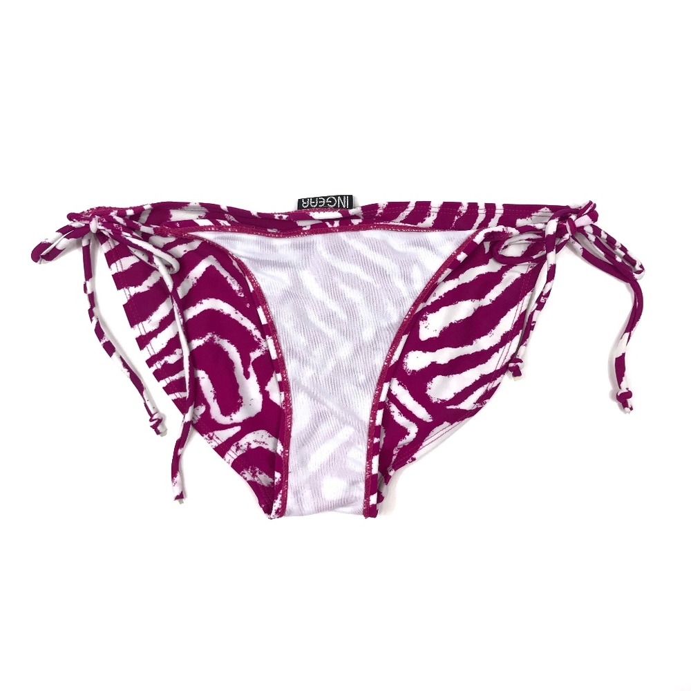 Ingear Purple And White Zebra Print String Bikini - image 6